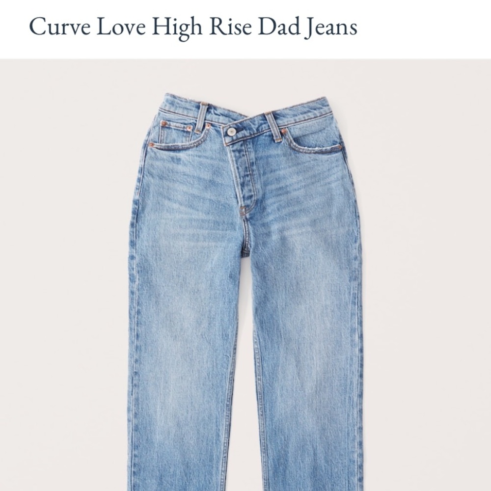 New with tags! Curve love high rise dad jeans. 24 short.